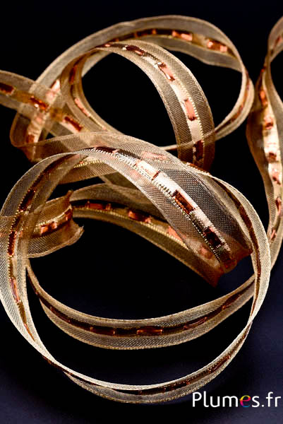 Lint - breedte 23 mm - goud-brons